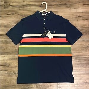 Polo by Ralph Lauren Blue and Red Polos Classic Style